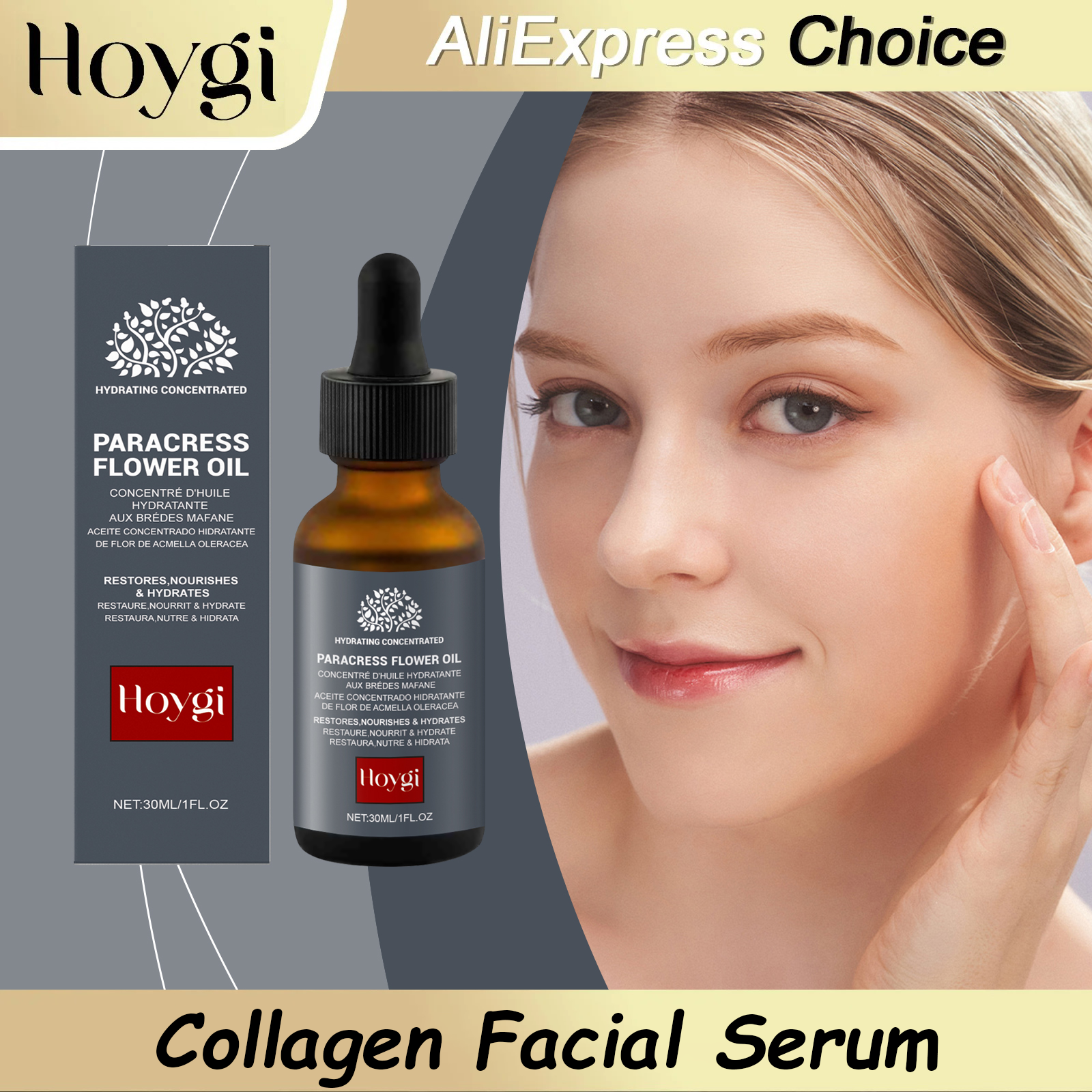 Luxury Skincare Essence - HOYGI Collagen Face Essence Whitening Lifting