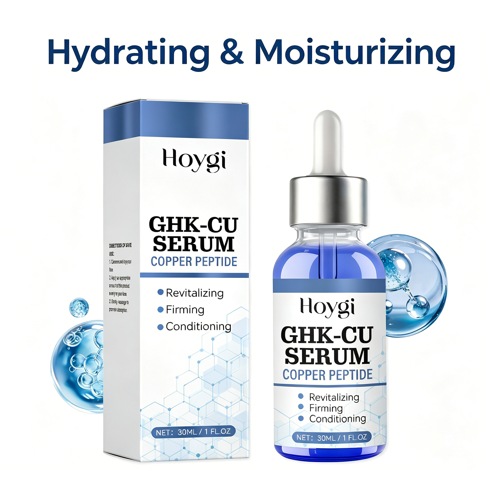 Peptide Complex Serum - 30ml Copper Peptide Serum GHK-Cu Face