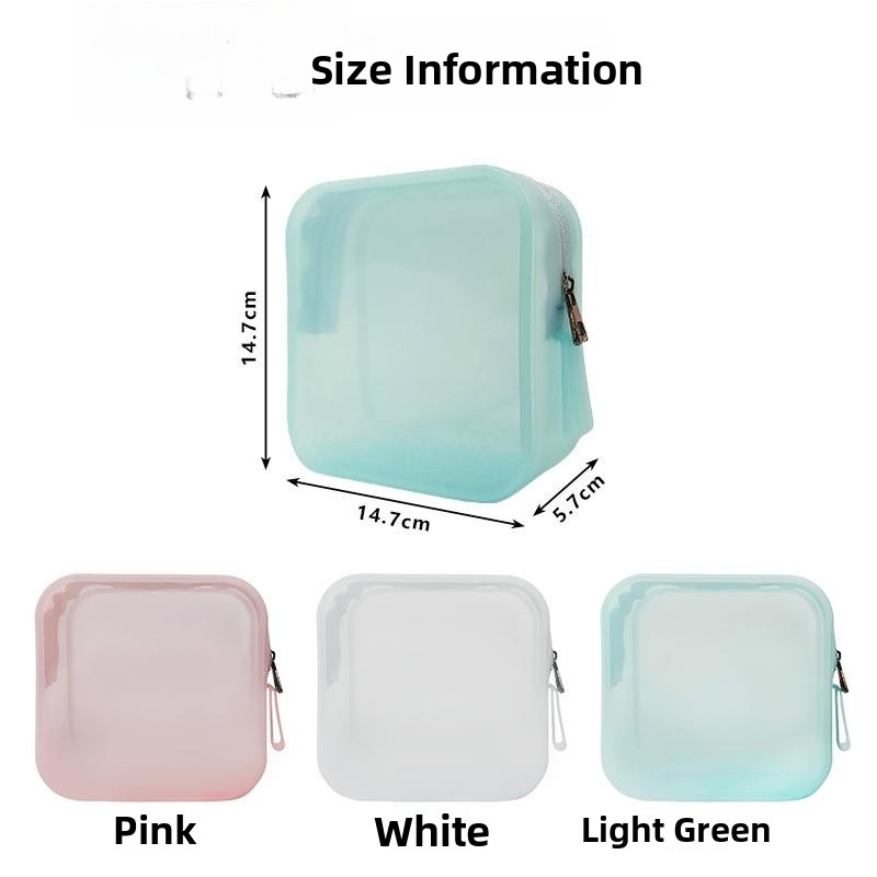 Silicone Cosmetic Bag Zipper T - Luxury Skincare Travel Sets のレビューと価格