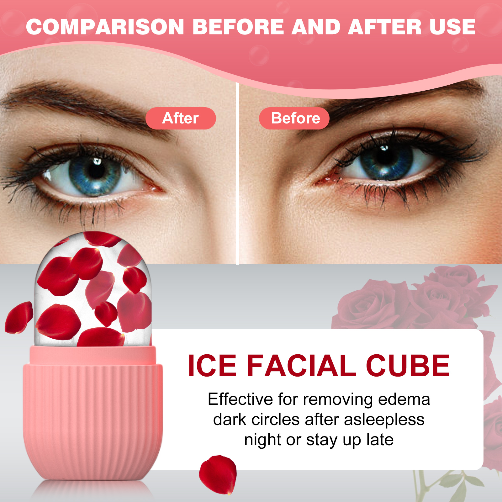 1pc silicone face ice cube mol - Luxury Skincare Gift Set のレビューと価格