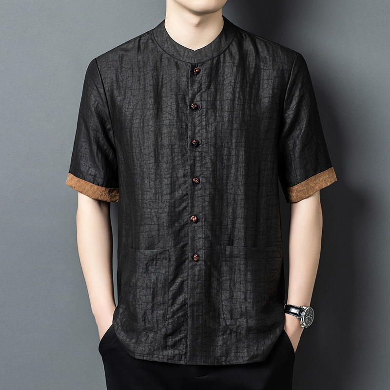 Real Silk 100% Collarless Shir - Luxury Skincare For Men のレビューと価格