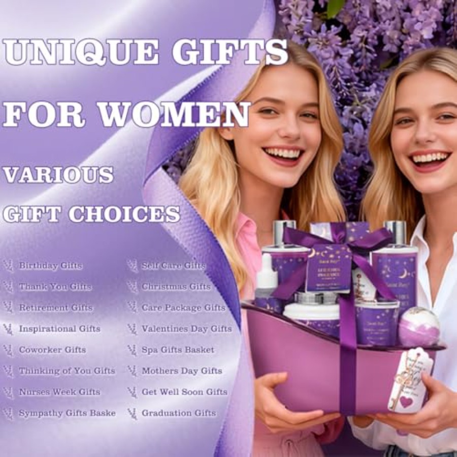 Bath Basket Spa Kit Spa Gifts  - Luxury Skincare Gift Set のレビューと価格