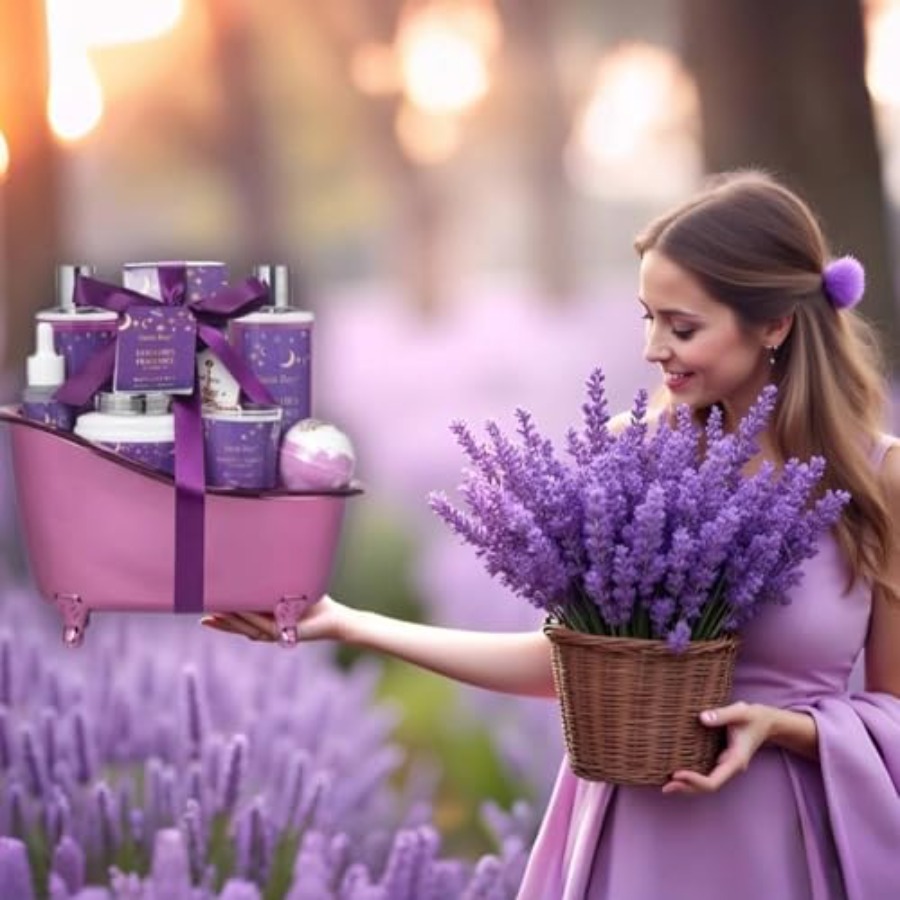 Bath Basket Spa Kit Spa Gifts  - Luxury Skincare Gift Set のレビューと価格