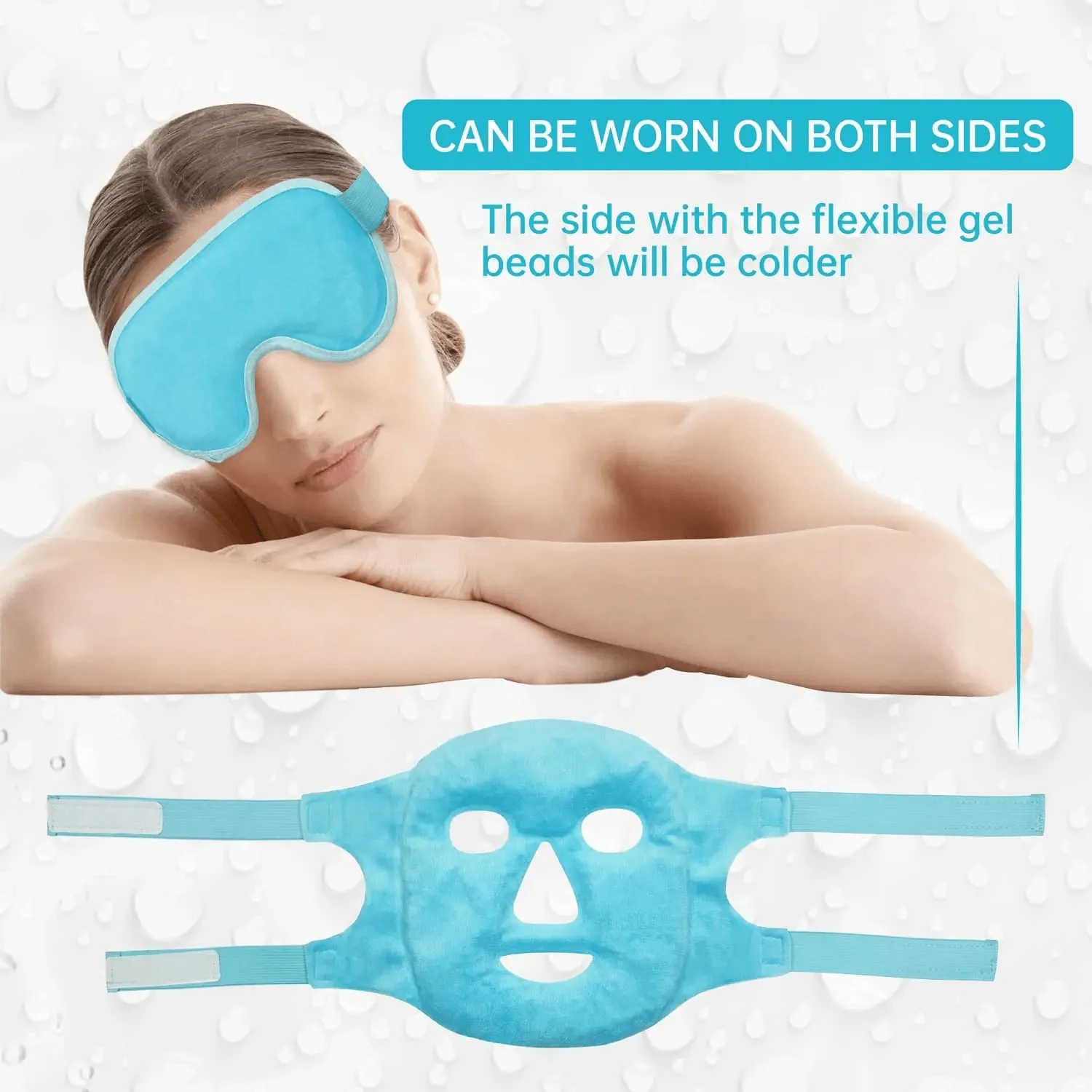 Gel Cooling Ice Face Eye Mask  - Luxury Skincare Gift Set のレビューと価格