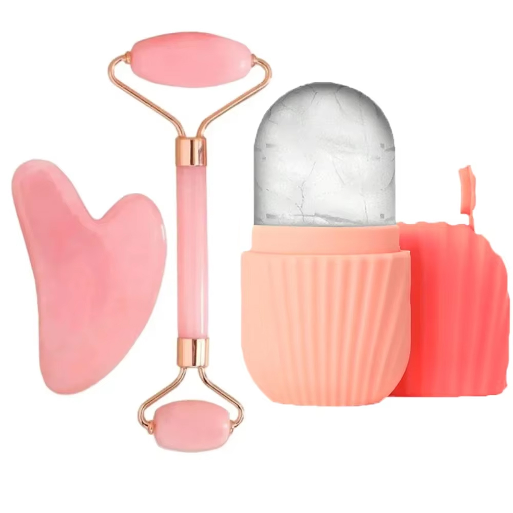 3Pcs Face Massager Kit Ice Fac - Luxury Skincare Gift Set のレビューと価格
