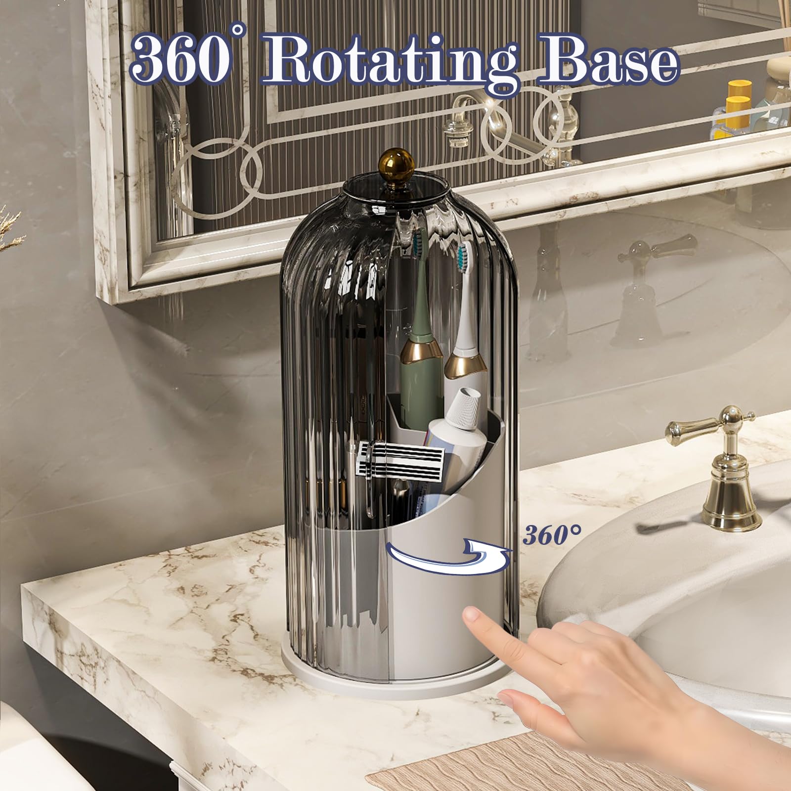 360° Rotating Makeup Brush Hol - Luxury Skincare And Makeup Brands のレビューと価格