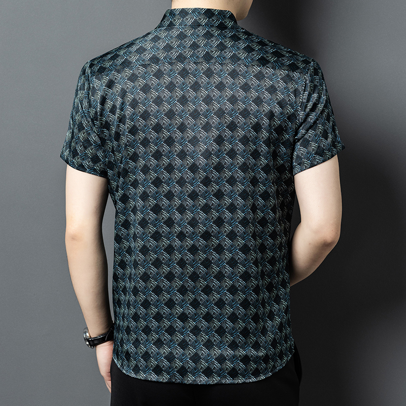 Luxurious Silk Print Shirts Fo - Luxury Skincare For Men のレビューと価格