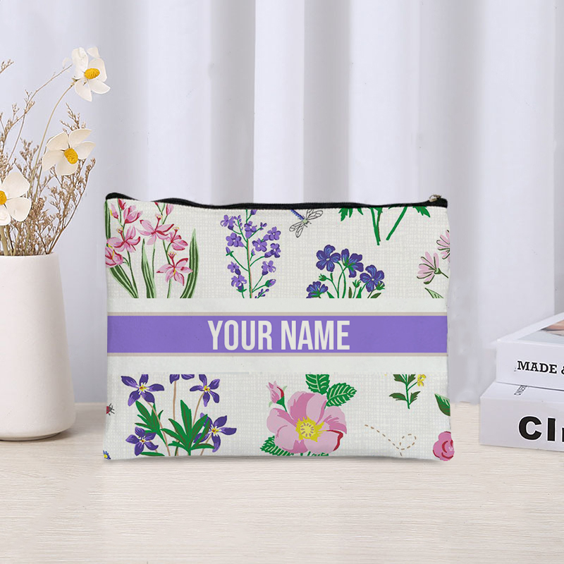 Custom Makeup Bag Trendy Canva - Luxury Skincare And Makeup Brands のレビューと価格