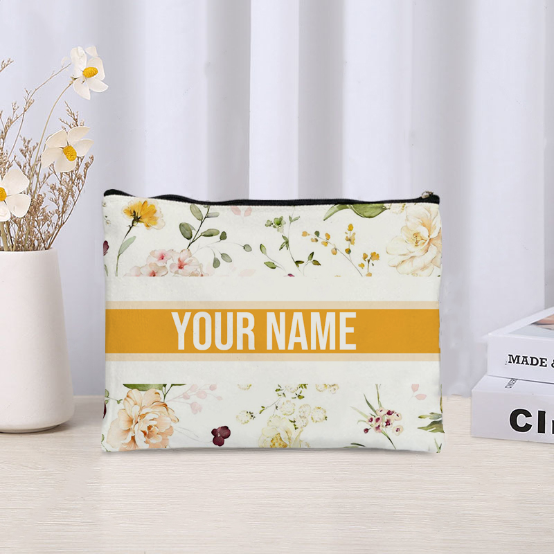 Custom Makeup Bag Trendy Canva - Luxury Skincare And Makeup Brands のレビューと価格