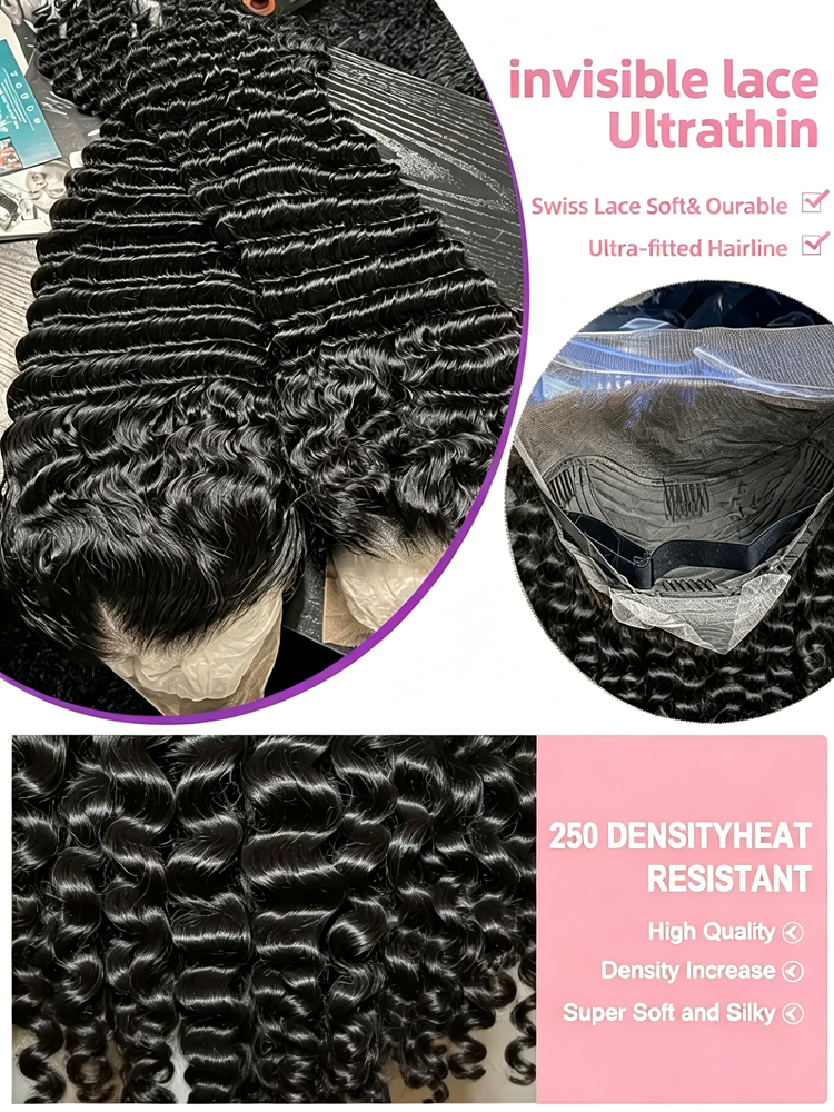 13x6 HD Loose Deep Wave Lace F - Ultra Luxury Skincare のレビューと価格