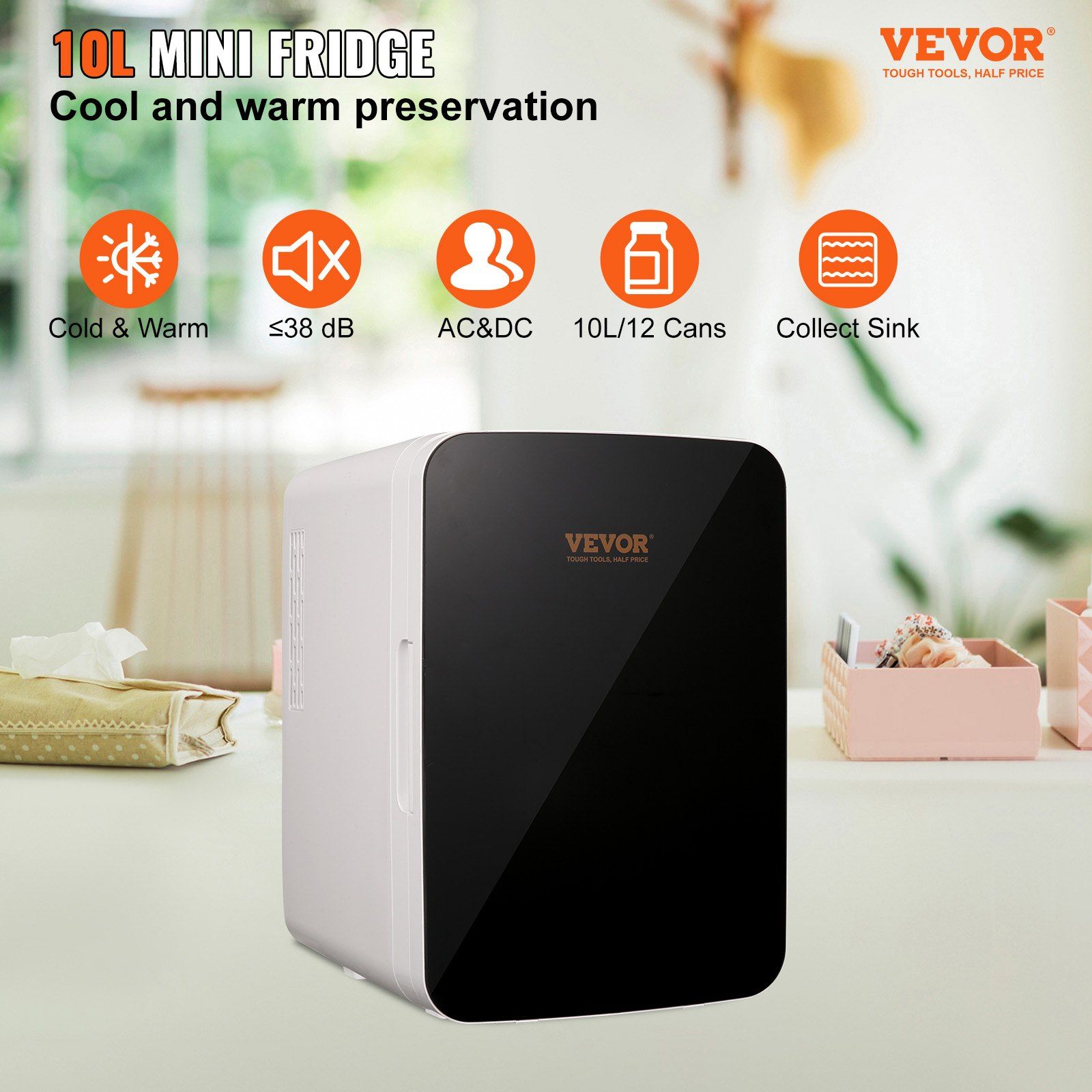 Mini 10-Liter/12-Can Portable  - Luxury Skincare Fridge のレビューと価格