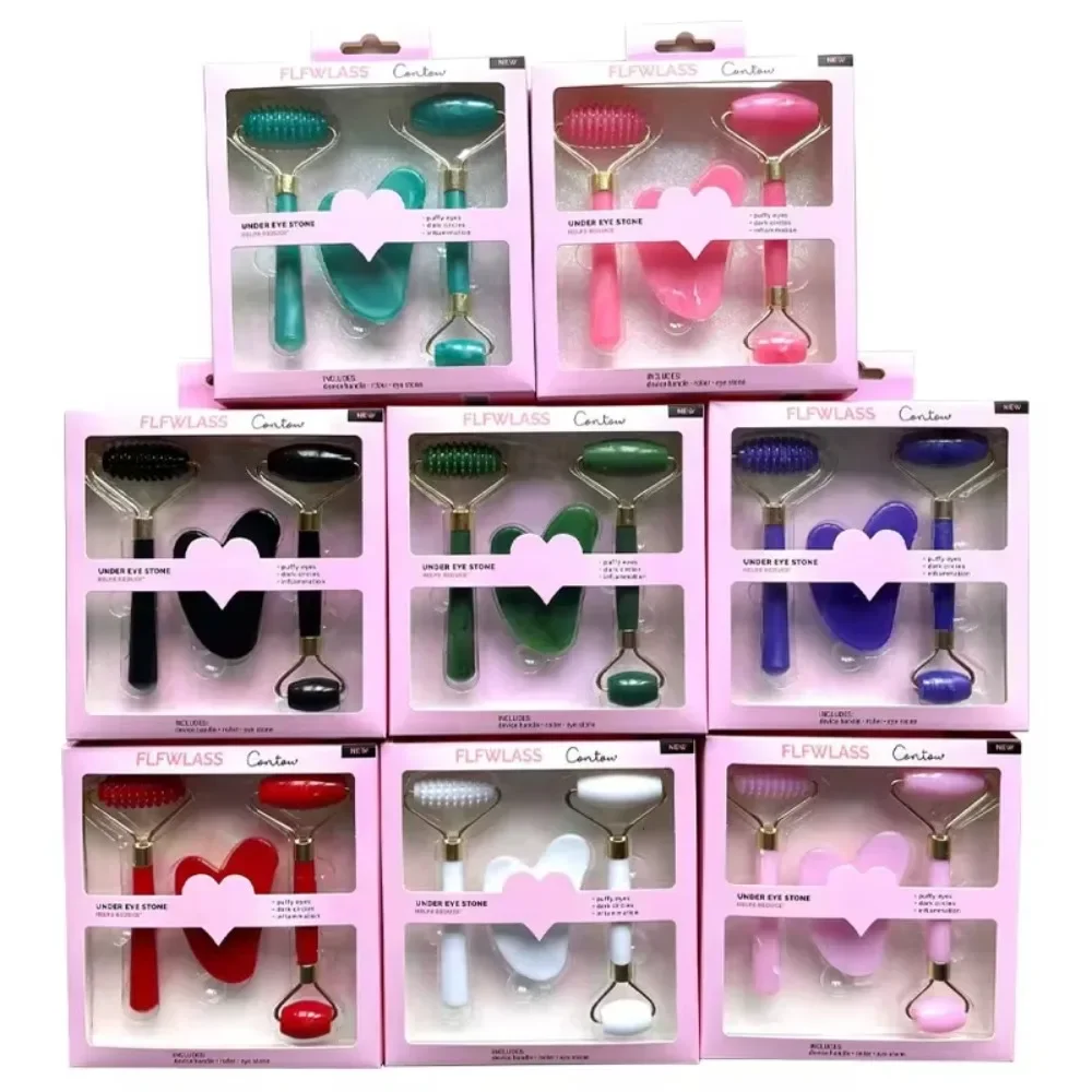 3pcs Set Resin Roller Massager - Luxury Skincare Gift Set のレビューと価格