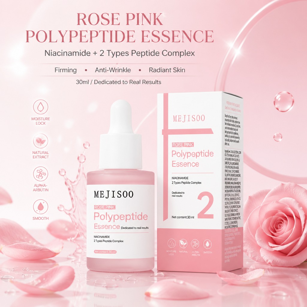 Rose Pink Peptide Essence – Ni - Peptide Complex Serum のレビューと価格